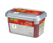 Замороженное пюре из фруктов с добавлением сахара Клубника, 1 кг