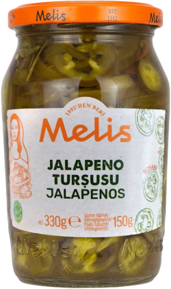 Перец Халапеньо маринованный резаный, 370 мл