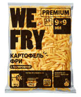Картофель фри с панировкой 9х9 мм (S04) Premium We Fry, 2,5 кг