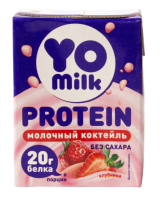 Коктейль молочный со вкусом «Клубника» 1,5%, 200 мл