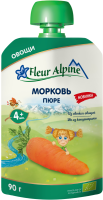 Пюре Fleur Alpine (Флер Альпин) Морковь, 90 г