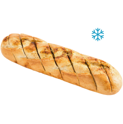 Половинка Багета с чесноком, 175 г (для выпекания) 
