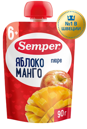 Пюре детское яблоко и манго, 80 г
