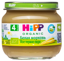 Пюре HiPP (Хипп) Белая морковь, 80 г