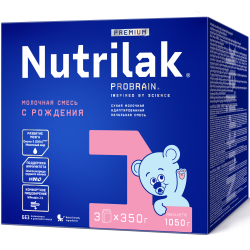 Смесь молочная сухая Nutrilak Premium (Нутрилак Премиум) 1 адаптированная, 1050 г