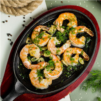 Креветки ваннамей без головы без вены в панцире легкой очистки с/м IQF 16/20, 1 кг