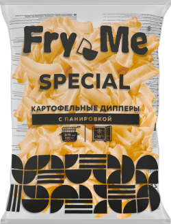 Картофельные дипперы с панировкой (D01) Fry Me Special, 2,5 кг