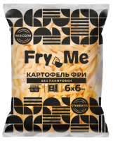 Картофель фри без панировки 6х6 мм (F76) Fry Me Standard, 2,5 кг