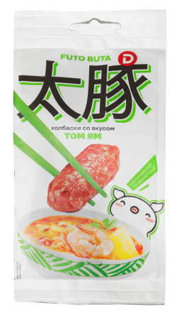 Колбаски со вкусом Том Ям полусухие, 50 г