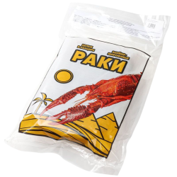 Раки целые в панцире 21/24 варено-мороженые в укропном рассоле, 1 кг