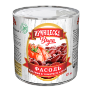 Фасоль красная в томатном соусе 400 г,  ж/б