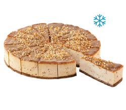 Пирог сырный Чизкейк Карамель и Орех замороженный, 1,6 кг (16 порций) 