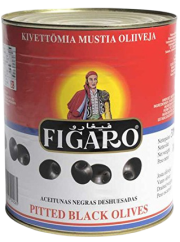 Оливки Черные без косточки, 3 кг (масса продукта 1,5 кг)