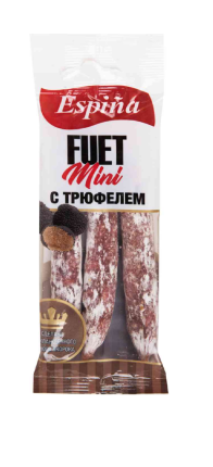 Колбаса Фуэт-мини из говядины с трюфелем сыровяленая полусухая, 60 г