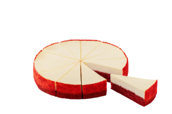 Пирог сырный Чизкейк Красный бархат 1,5 кг (12 порц) заморож, РФ
