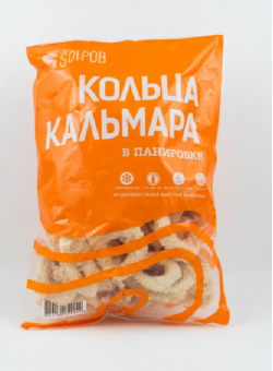 Кольца кальмара  в панировке, 1 кг