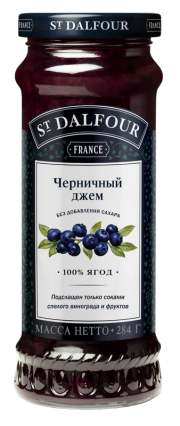 Черничный джем, 284 г