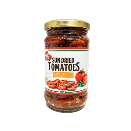 Вяленые томаты половинки в подсолнечном масле, 280 г (масса продукта 160 г)