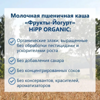 Каша сухая молочная пшеничная с овсяными хлопьями и пребиотиками 