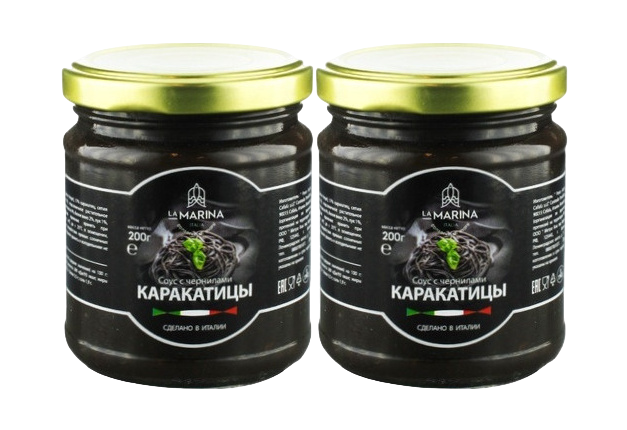 Соус с чернилами каракатицы овощной, 200 г