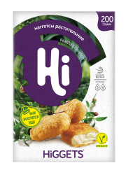 Растительные Наггетсы HiGGets замороженные, 200 г
