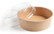 Салатник картонный с крышкой 500 мл. Кол-во в упаковке 150 шт