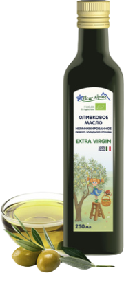 Масло оливковое ORGANIC, 250мл