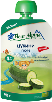 Пюре Fleur Alpine (Флер Альпин) Цукини, 90 г