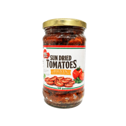 Вяленые томаты в подсолнечном масле, половинки, 280 г (масса основного продукта 160 г)