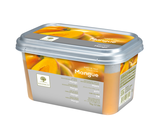 Замороженное пюре из фруктов с добавлением сахара Манго, 1 кг