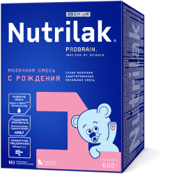 Смесь Нутрилак Premium 1 с 0 до 6 мес, 600 г