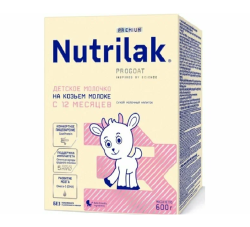 Напиток мол. сухой  Нутрилак Nutrilak 3 Premium на козьем молоке, 600 г.