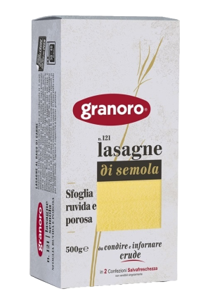 Макаронные изделия GRANORO № 121 Lasagne di semola, 500 г
