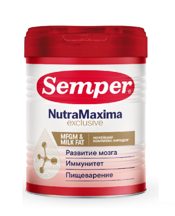 Смесь молочная сухая Semper NutraMaxima Exclusive (Сэмпер НутраМаксима Эксклюзив) 2, 800 г