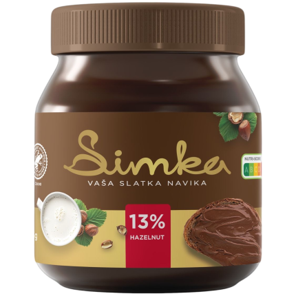 Какао-крем с лесным орехом 13 %, 720 г