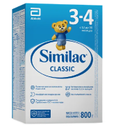 Напиток молочный сухой Similac Classic (Симилак Классик) 3 Детское молочко с пребиотиками, 800 г
