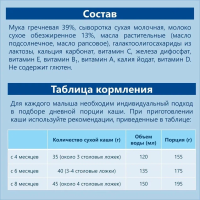 Каша HiPP (Хипп) молочная Гречневая с пребиотиками, 250 г