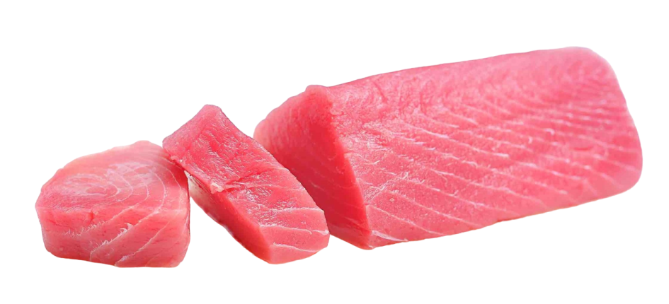 Филе тунца желтоперого без кожи и костей мороженое, 2+ кг, весовое 