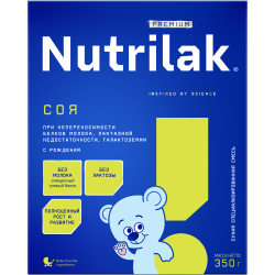 Смесь сухая Nutrilak Premium (Нутрилак Премиум) Соя специализированная, 350 г