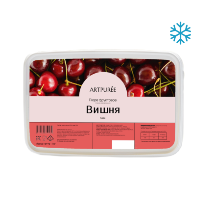 Пюре Вишня замороженное, 1 кг