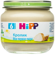 Пюре HiPP (Хипп) Кролик, 80 г