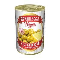 Оливки с начинкой из ЛИМОНА б/к, 300 мл 
