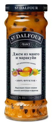 Джем из манго и маракуйи, 284 г