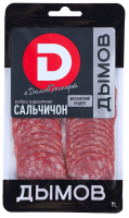 Колбаса Сальчичон сырокопченая полусухая нарезка, 80 г