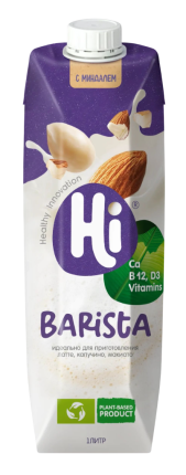 Напиток соевый Hi с миндалем ультрапастеризованный 1,8%, 1 л