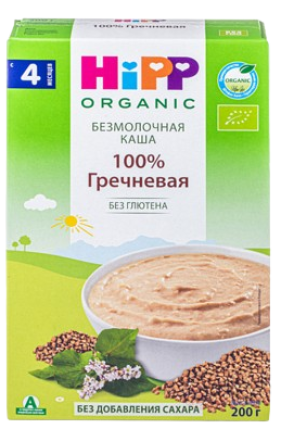 Каша HiPP (Хипп) безмолочная Гречневая, 200 г