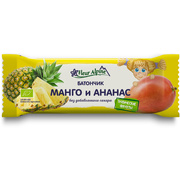 Батончик ORGANIC ТРОПИЧЕСКИЙ МАНГО и АНАНАС, 20г