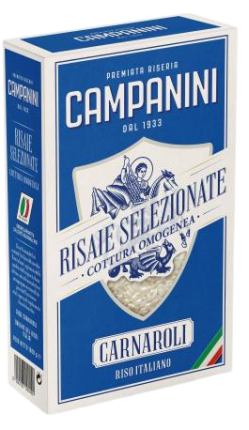 Рис Карнароли шлифованный длиннозерный, 500 г
