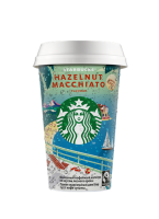 Молочный кофейный у/п напиток Starbucks® Hazelnut Macchiato со вкусом лесного ореха, м.д.жира 2.6%, 0.22л
