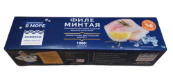 Филе минтая без кожи, без кости морож, 1 кг
